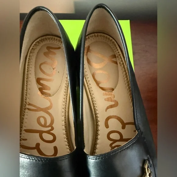 Sam Edelman Loraine Leather Bit Buckle Loafers 9.5 - Picture 7 of 7